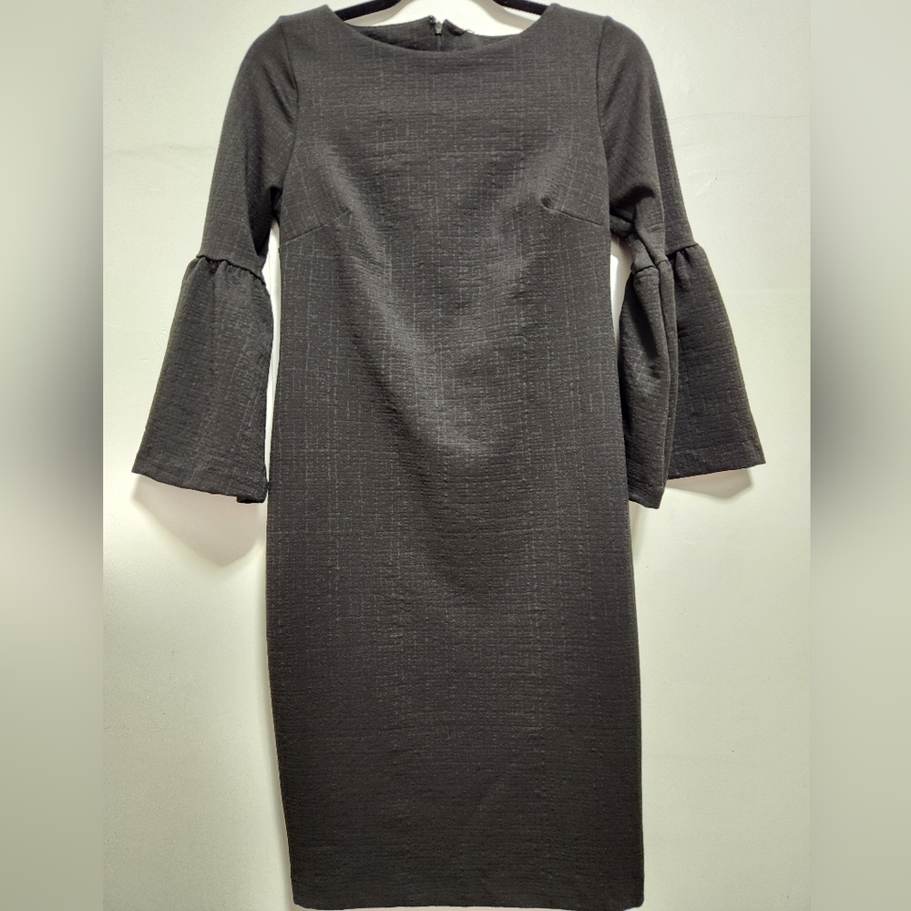 EUC A Pea in The Pod Jacquard Maternity Dress Size Medium Gently used black